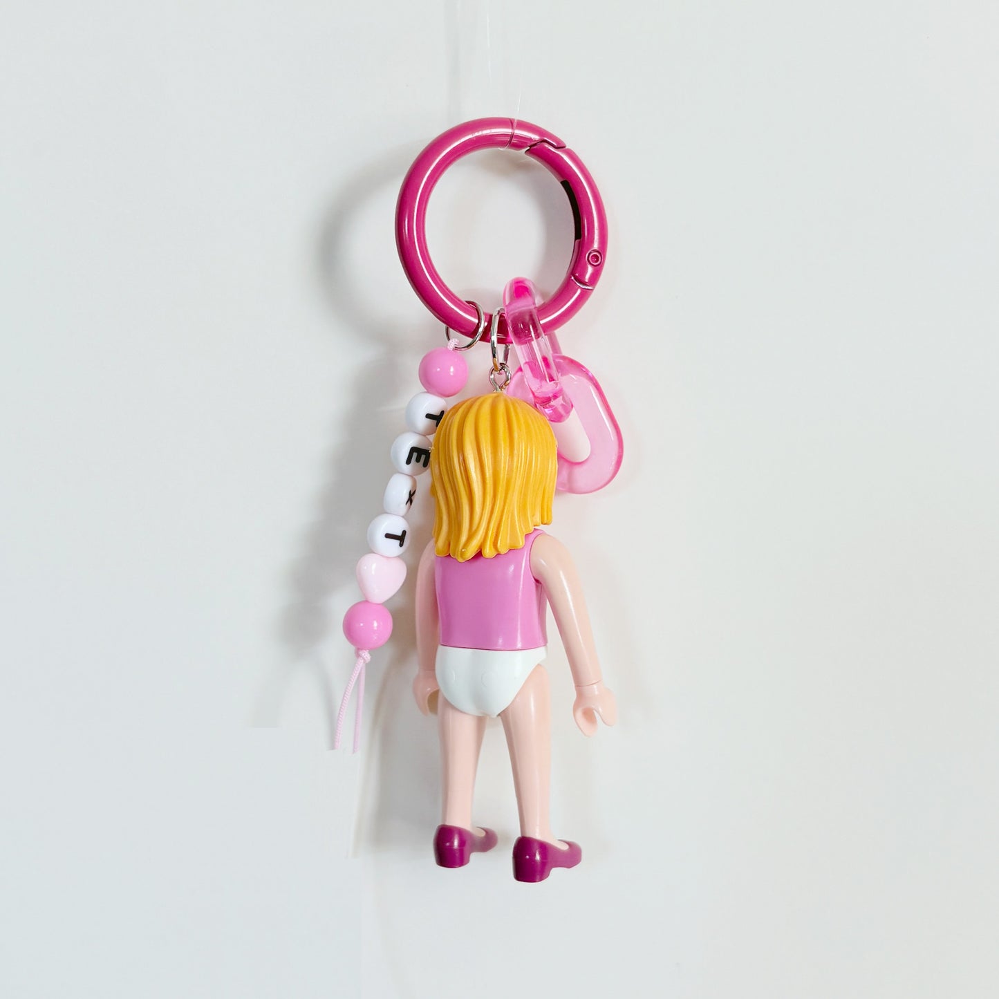 Vintage Lady_Pink top_Keychain