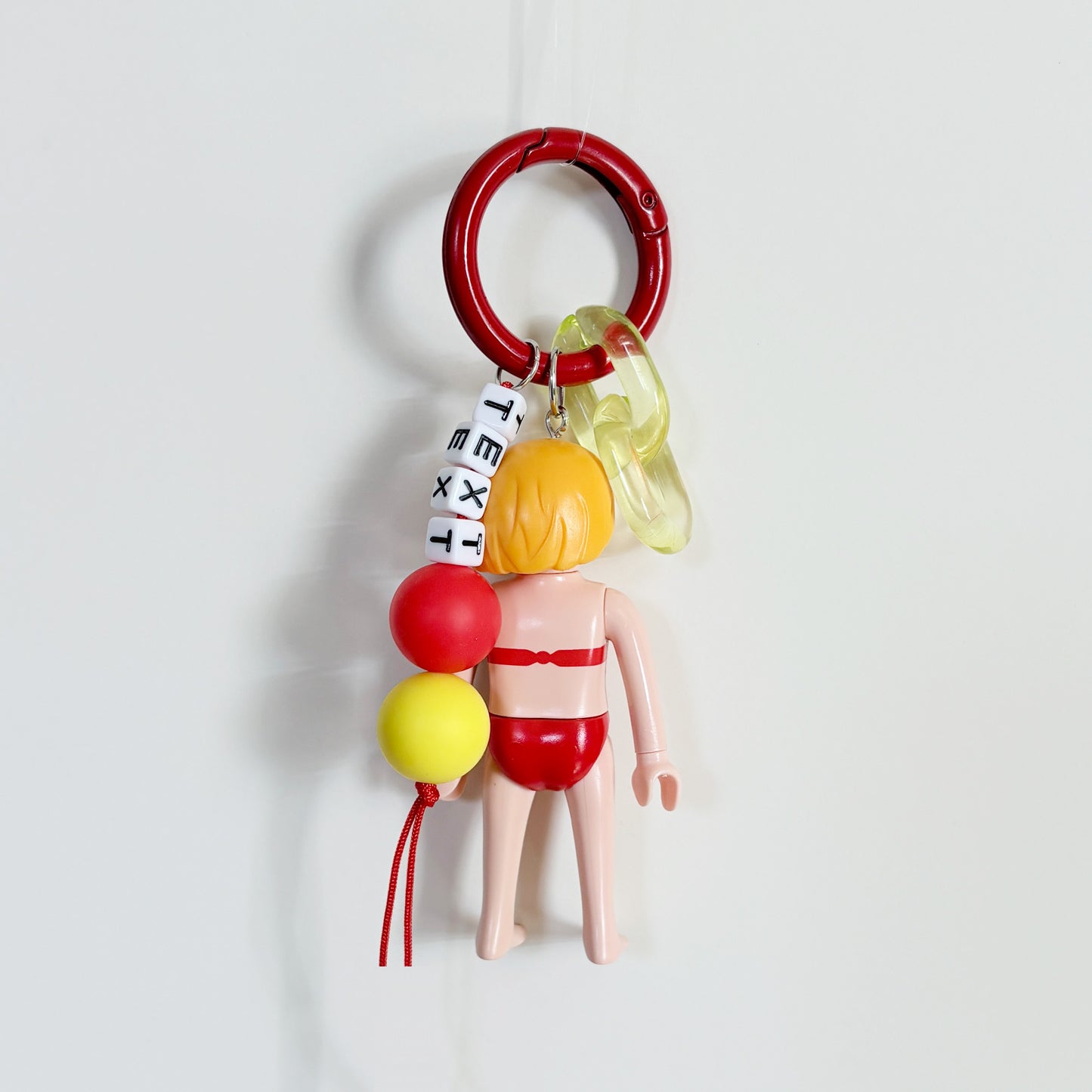 Vintage Lady_Red Bikini_Keychain