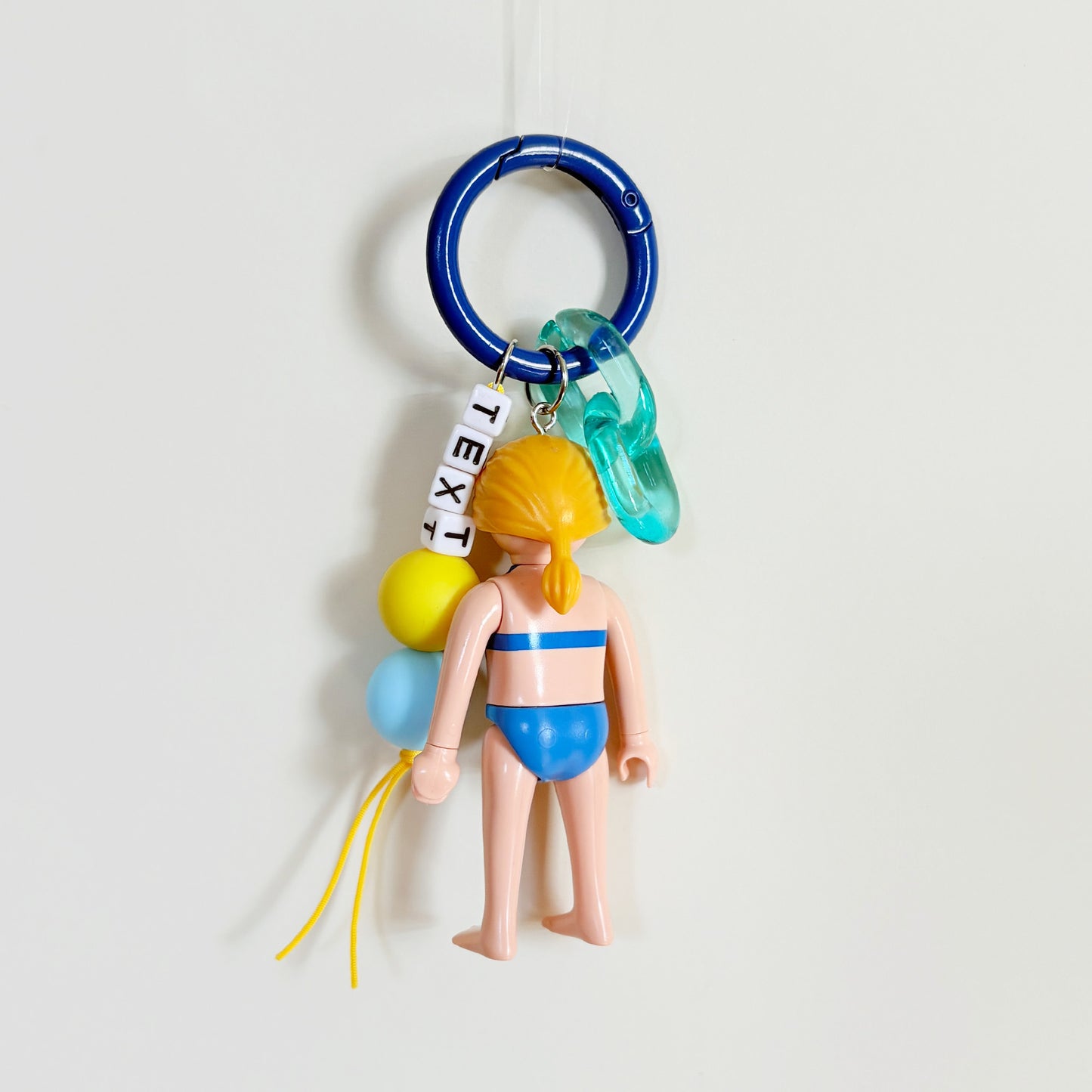 Vintage Lady_Blue Bikini_Keychain