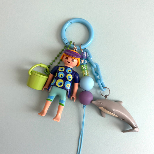 Dolphin Trainer Keychain