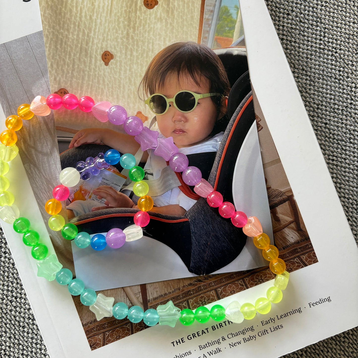 Kids Rainbow Glow Necklace