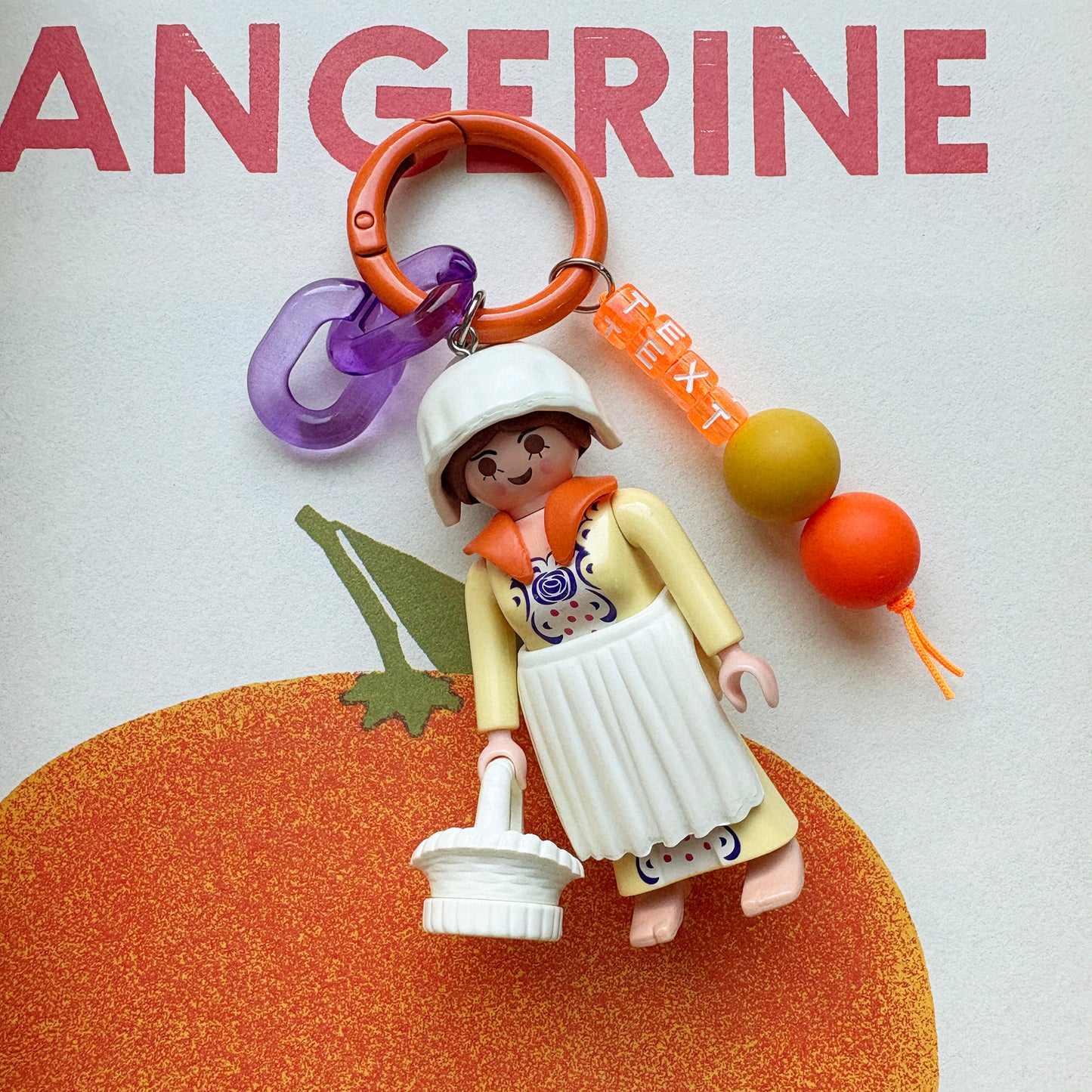 Vintage Lady_Bakery_Keychain
