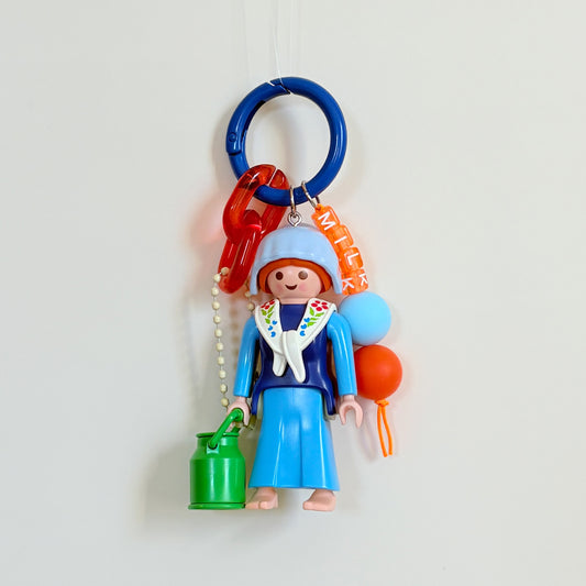 Vintage Lady_Milk_Keychain