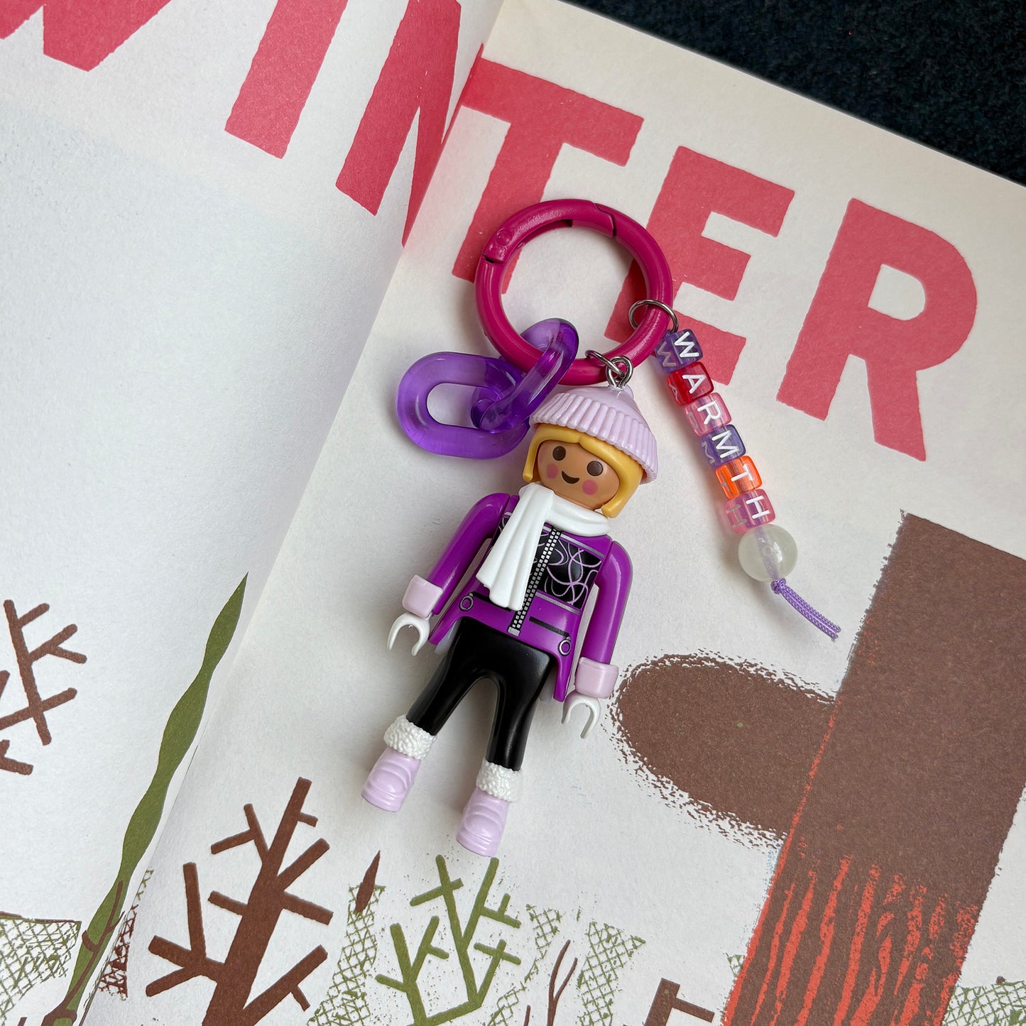 Winter Lady Keychain