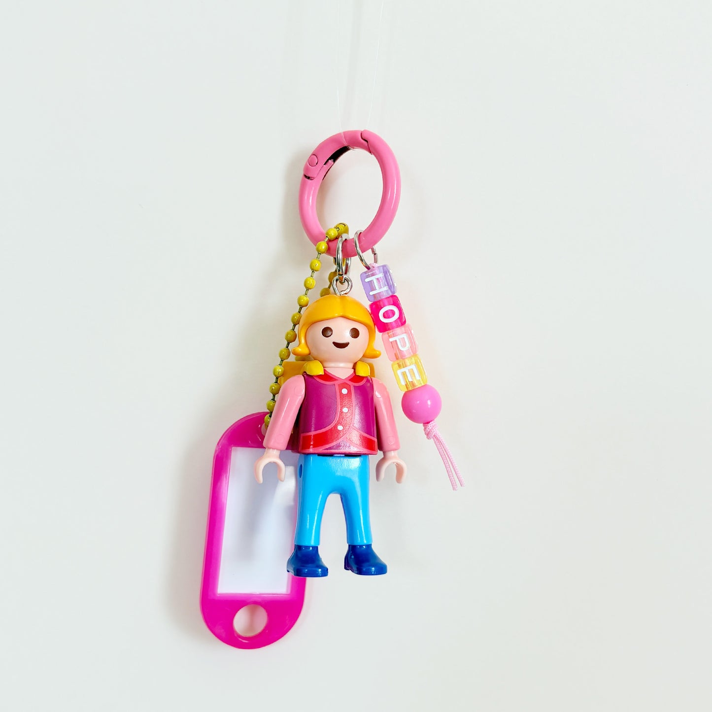 Hope Girl Keychain