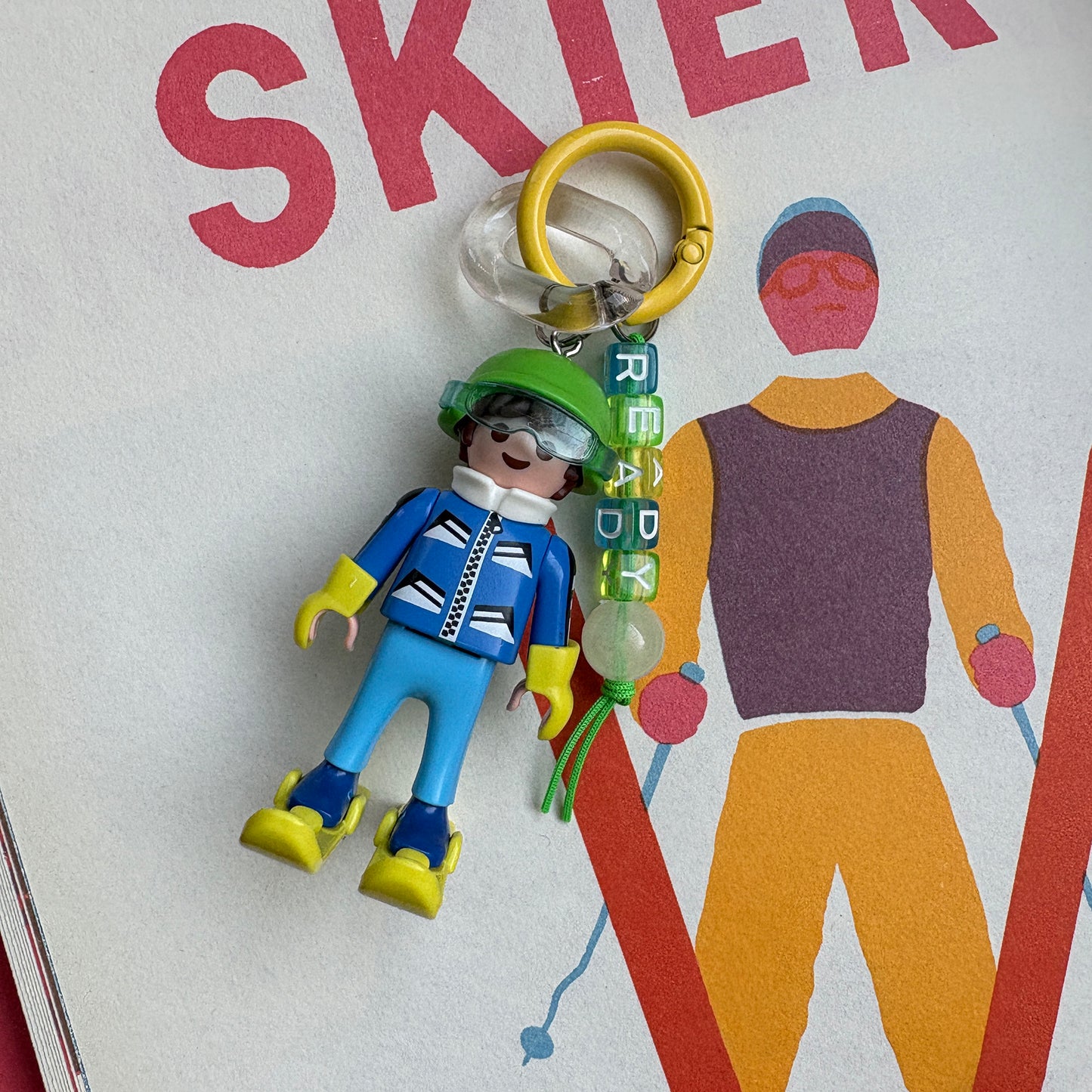 Ski Boy Keychain